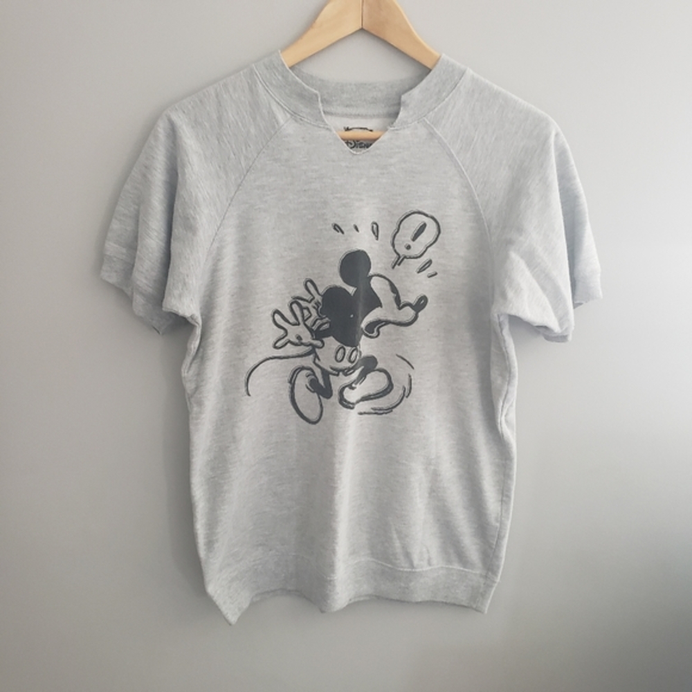 Disney Mickey short sleeve sweatshirt medi…